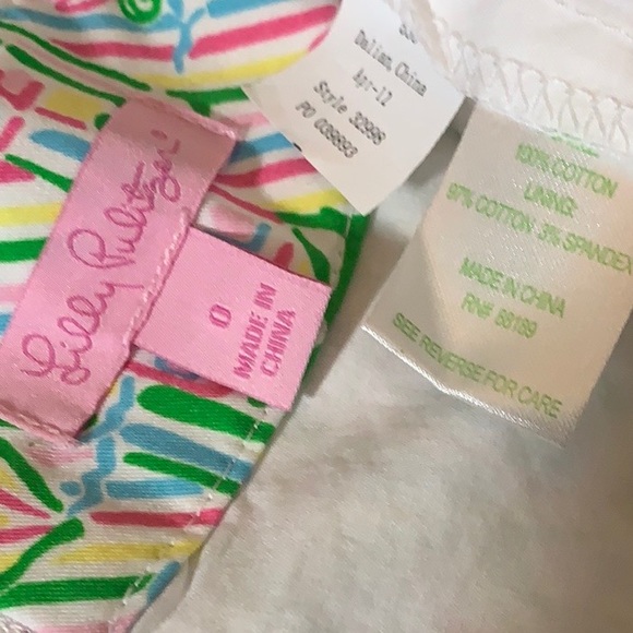 Lilly Pulitzer Colorfully Patterned Ruffle Skorts - Picture 8 of 8